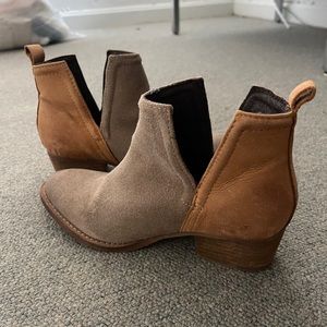Cute two toned boots